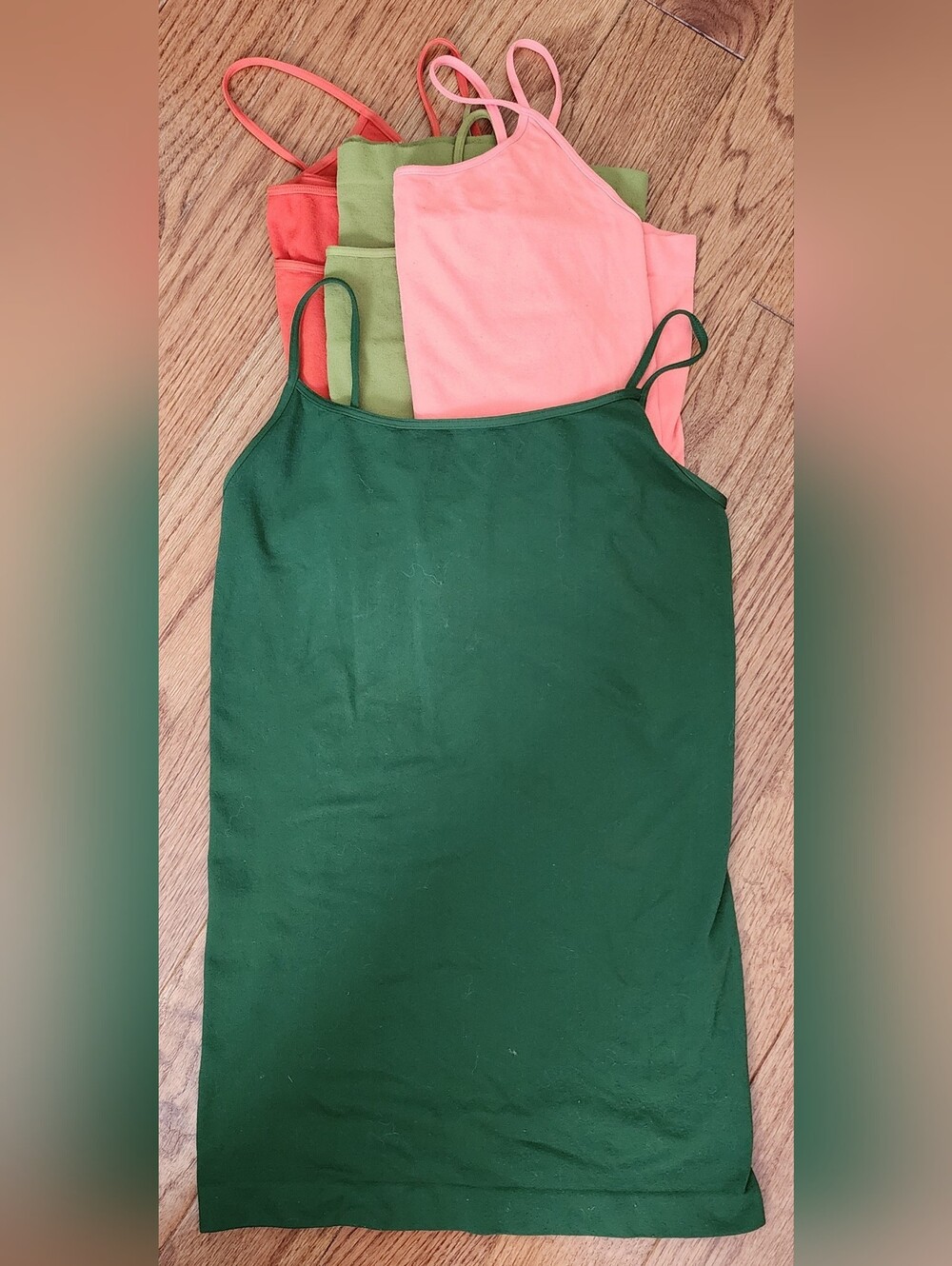 Tank Top Bundle Of 4, Nylon/Spandex, One Size